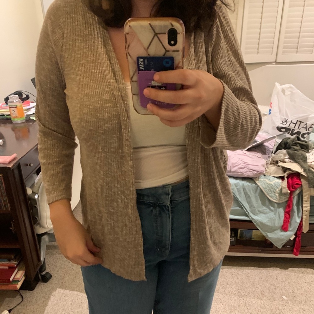 Beige Multi Blend Cardigan